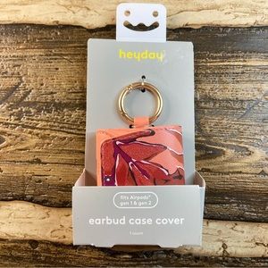 Heyday earbud case cover coral, purple and orange